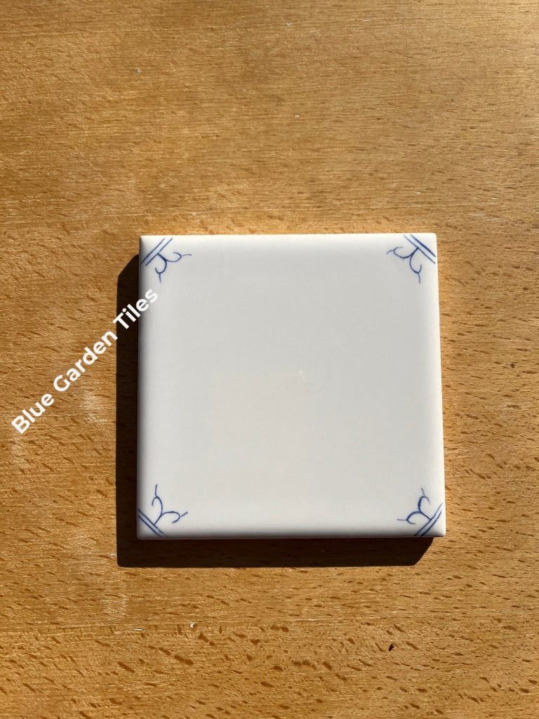 Set Of 9 - 4.25 French Country Hand Painted Tiles Backsplash: Sail Ships Motif